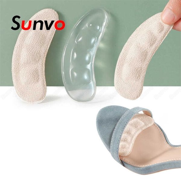 Almofadas de silicone para sapatos femininos inserções de não -lipslip spaces de gel de salto de salto automático para sandálias Antislip Foot Pad 220713