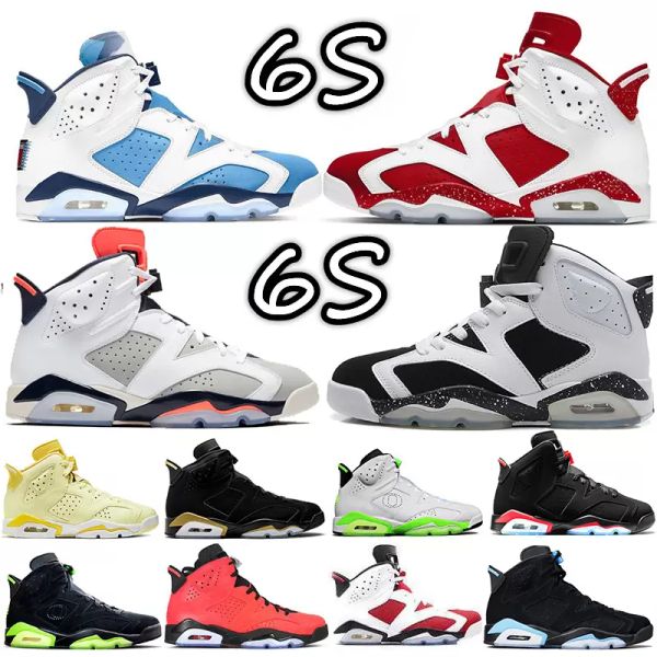 

2022 new red oreo 6 6s mens basketball shoes sneakers university blue khaki black cat seoul bred floral dmp medium olive carmine gatorade wo