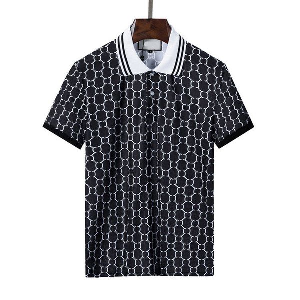 

mens polo shirt designer man fashion horse t shirts casual men golf summer polos shirt embroidery high street trend tee asian size m-3xl, White;black