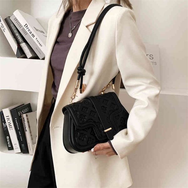 

solid color simple small square with fresh pattern single women's personalized trendy commuter clearance outlet sale