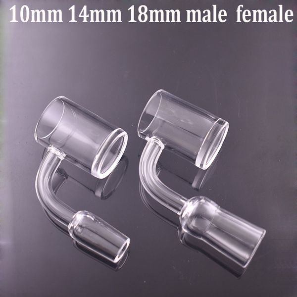 Enail Banger Quartz Nails od 25 мм курящие аксессуары самца 14 мм 14 мм 18 мм 45 90 градусов Banger