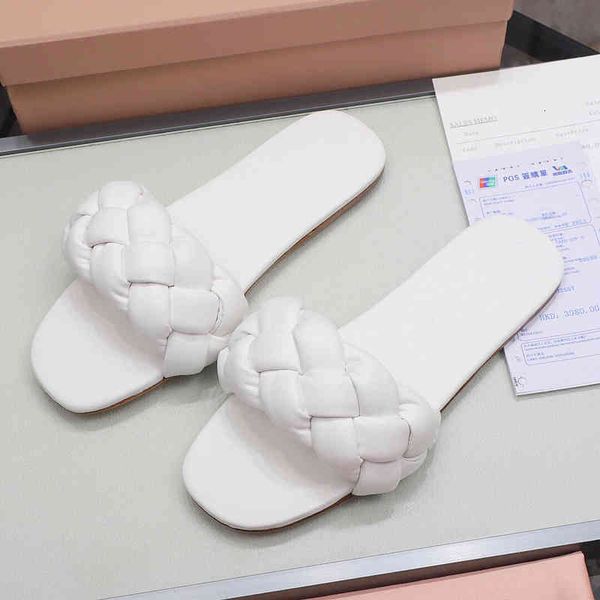 

women's summer slippers leather shoes outdoor slippers women's slipper weaving light bota femina, Black