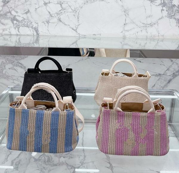 

fashion stripe braiding bag retro classic single-shoulder bag designer women leisure embroidery printing handbag messenger bags