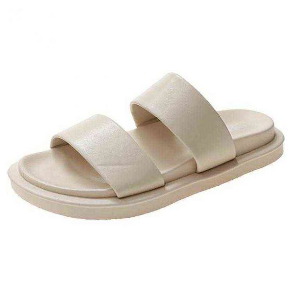 

slippers women's shoes outdoor 2022 summer new casual platform indoor ytmtloy zapatillas casa mujer house sapatos femininos 220329, Black