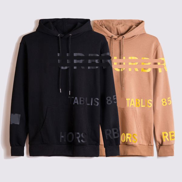 

2022 new mens stylist hoodie fashion men women clothes mens printing sweatshirt round neck long sleeve pullover, Black
