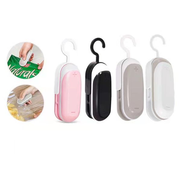 Utensili da cucina Mini sigillatrice Termosigillatrice portatile Confezione in plastica Custodia Pratico adesivo e sigilli per snack alimentari
