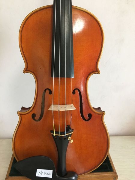 

4/4 violin stradi model 1pc maple back antique old style violin