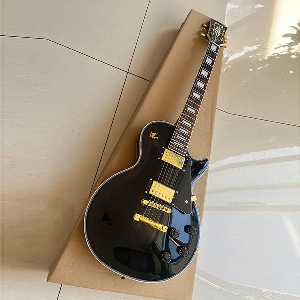 

electric guitar gold accessories professional mahogany solid wood delivery to home