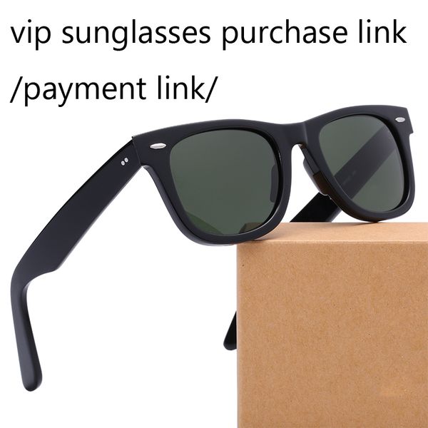

vip sunglasses purchase link/payment link/according to payment requirements/deposit/transportation fee/prepaid/please contact confirm before, Black