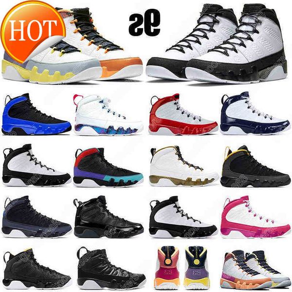 

9 9s men basketball shoes change the world bred university gold space jace gym red reflective mens trainers sports sneakers g, Black