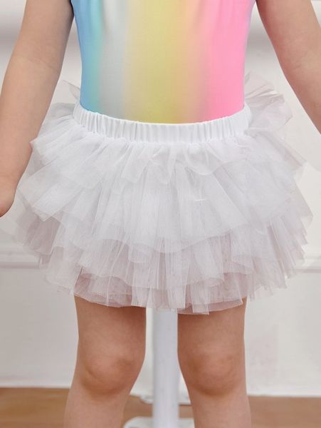 

toddler girls plain tiered layer beach skirt she, Black