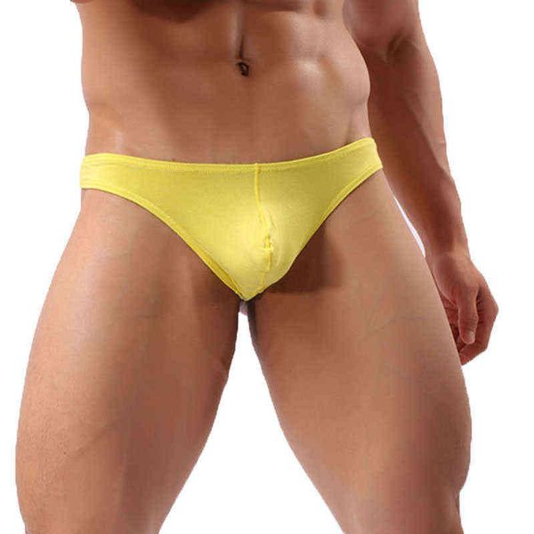 

men cotton underwear briefs fashion shorts bulge pouch soft underpants t-back thongs male shorts pants synopsiss w220324, Red;black