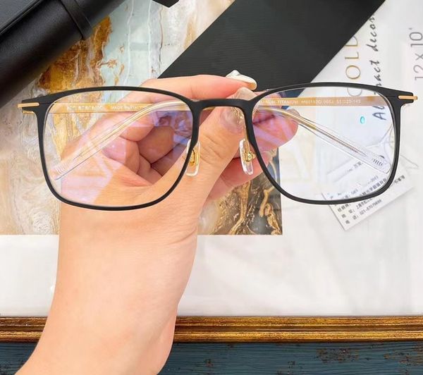 

brand designer eyeglasses men optical glasses frame mens titanium sunglasses square eyeglass frames for men black silver gold myopia eyewear
