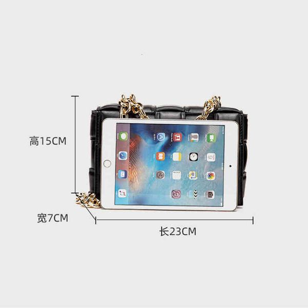 

original venetass's luxury bottegas'ss handbags chain woven thick bags leather messenger pillow portable shoulder soft women'