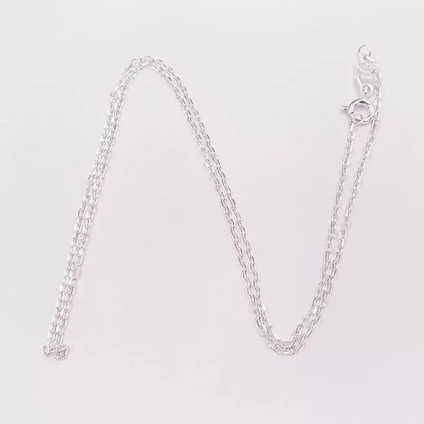 

authentic 925 sterling silver necklace silver chain choker necklaces for women men fits european bear jewelry style gift 011905612