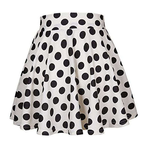 

skirts women ladies mini girl short clothes clothings casual polka dot leisure print red white black a-link tutu sundress
