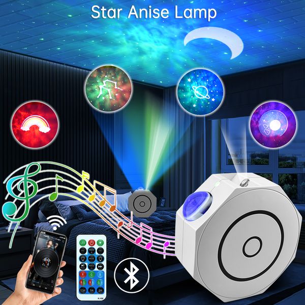 Sky Lite LED Laser Star Projetor Galáxia Iluminação Nebulosa Lâmpada para sala de jogos Home Theater Quarto Night Light ou Humor Ambiance