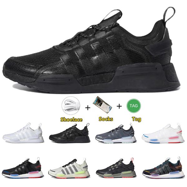 

v3 runner trainers sneakers mens women running shoes og triple white black signal green crystal white outdoor trainer sports sneaker summer