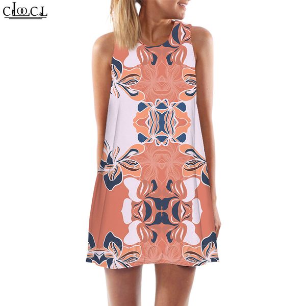 

women tank vintage graphics 3d printed loose dress fashion short female sleeveless vest dress summer clothing 220616, Black;gray