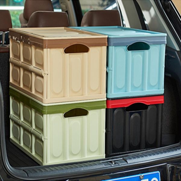 Auto-Organizer, Kofferraum-Aufbewahrungsbox, zusammenklappbar, für den Außenbereich, Camping, Angeln, großes Zuhause, Verstauen, Aufräumen, Zubehör