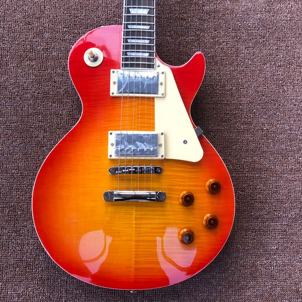 

electric guitar,maple cherry burst color,rosewood fingerboard