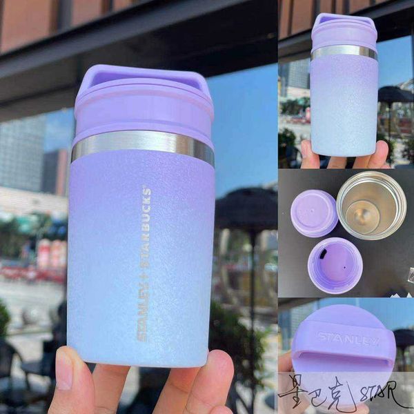 

starbucks cup valentine's day gift 236ml stanley starry sky ice flower stainless steel thermos cup