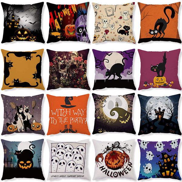 

halloween 45x45cm decorative pillow sleeve to draw the pillows modern style atmosphere case car cushion pillow sliders