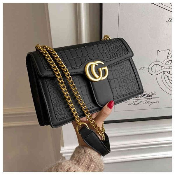 

bag female style messenger korean fashion embossed ins chain one shoulder bag trend purses outlet online