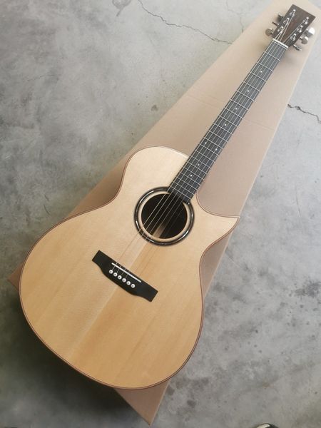 

41 inch ga pointed solid wood spruce acoustic guitar