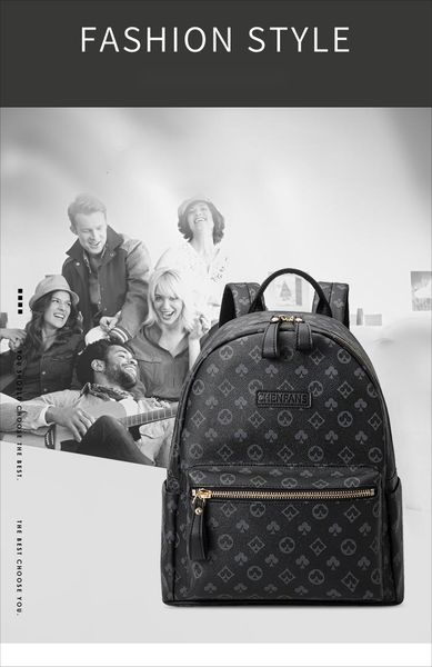 

2022 new printed backpack large capacity travel backpack student school bag