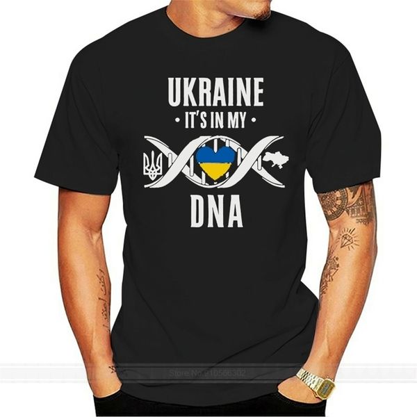 

shubuzhi summer ukraine t-shirt ukrainian t-shirt ukraine is on my dna t-shirt ukrainian shirt o-neck shirt 220509, White;black