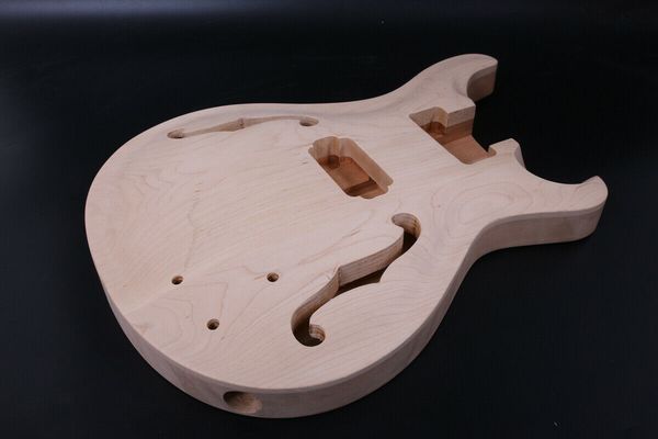 

unfinished guitar body mahogany electric guitar maple cap prs style p90 jack