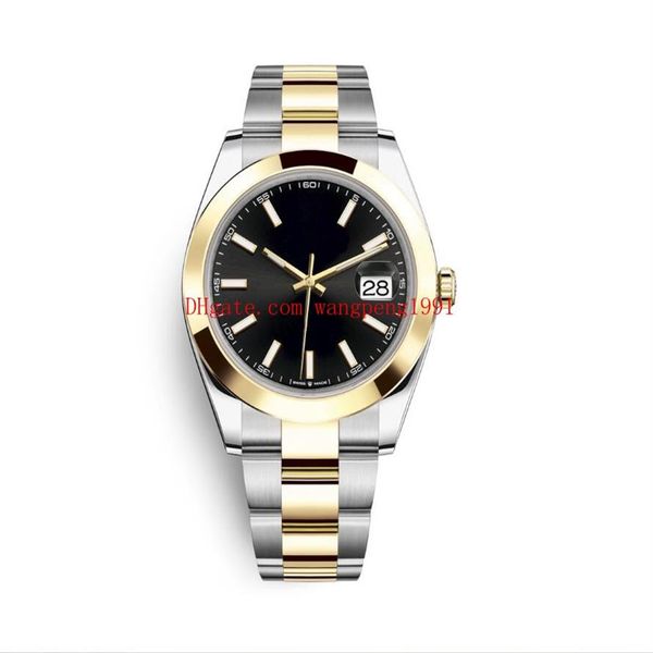 

20 colour watch 41mm 126303 126300 126301 sapphire glass stainless steel 2813 mechanical automatic watches wristwatch236l, Slivery;brown