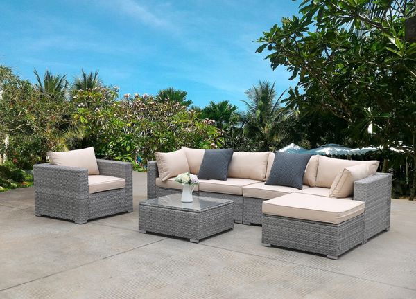 

garden sets patio furniture all weather outdoor modular sofa hand woven pe wicker rattan patio conversation set