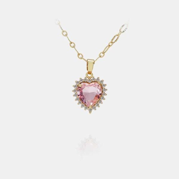 

glass necklaces for women men gold plated pendants stainless steel necklace wholesale hollow locket sets pendant, Silver