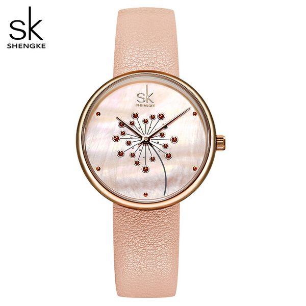 

2022 new ladies watch fashion creativity elegant temperament gift, Slivery;brown
