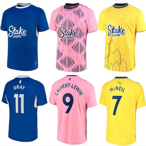 

22 23 gordon dele soccer jersey onana men kids mcneil calvert-lewin tarkowski football shirt 2022 2023 allan doucoure davies camiseta delph, Black;yellow