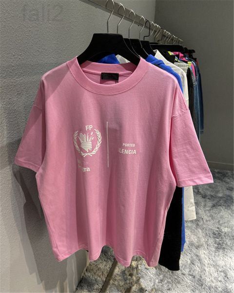 

men's t-shirts designer ins 21ss spring and summer new world food letter printing couple paris casual short sleeve t-shirt tee wyby, White;black