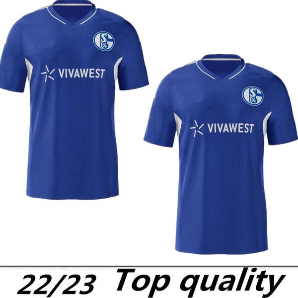 

22 23 schalke soccer jerseys kutucu schopf serdar 04 harit raman football 2022 2023 ozan oczipka sane harit mc kennie mascarell uth matondo, Black;yellow