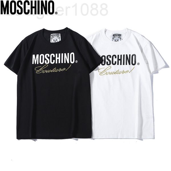 

men's t-shirts designer white short sleeve t-shirt women's summer 2021 new korean loose print letter embroidery medium and long fa, White;black