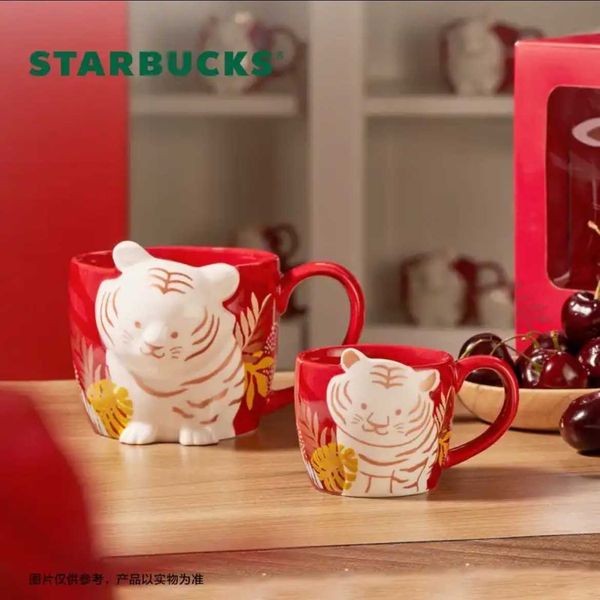 

2022 starbucks cup chinese zodiac mug water cup gift box