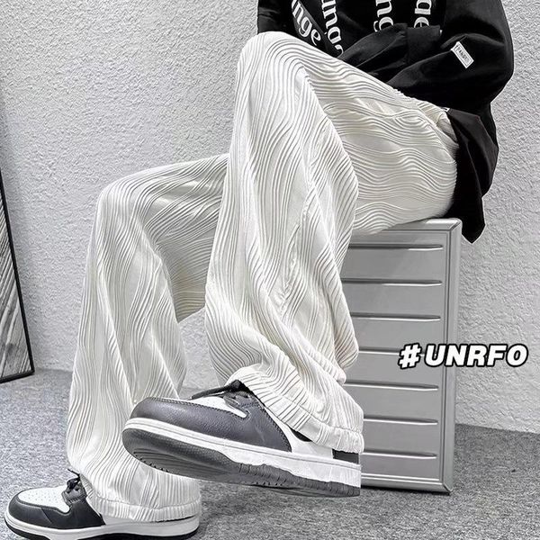 

men's pants white men's hip hop high waist casual sets japanese street wear tracksuit man jogger gym m-3xl trouser calcamen's, Black