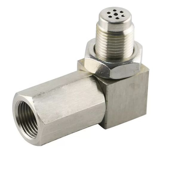 

90 degree sensor spacer engine light cel check bung mini catalytic converter for o2