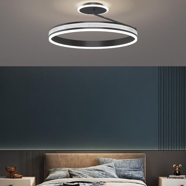 Luzes de teto Lâmpada Ultra-Fino Bedroom Protecção para os olhos sem quarto de infantil estroboscópico Luminos de restaurante nórdicos de convidado inteligente