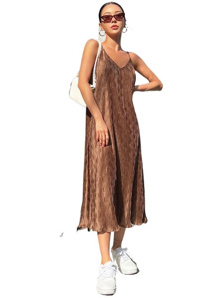 

dazy textured cami dress x9re#, Black;gray