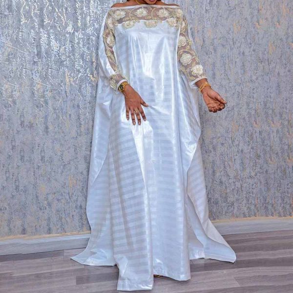 Ethnische Kleidung Dubai afrikanische Kleider für Frauen plus Größe Boubou nigerianische Kleidung Ankara Dashiki Langes Kleid gestickt Kaftan Robe Djellaba