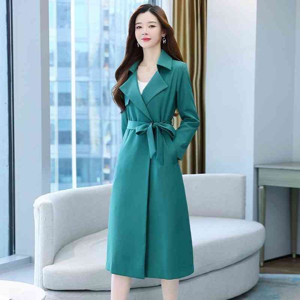

women's trench coats windbreaker coat women's wear 2022 spring and autumn beautiful fashion this year, fashionable temperament, th, Tan;black