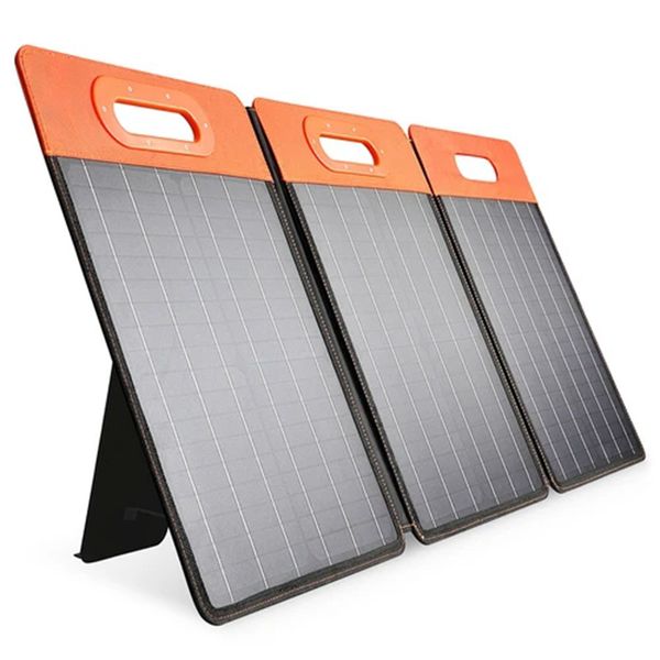 

golabs sf60 60w portable solar panel with foldable kickstand for power station outdoor solar generator-60w