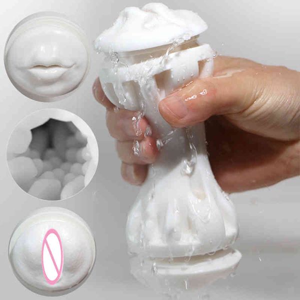 

new quality comfortable couple supplies wholesale delayed training male masturbator tight cup realistic for, Silver
