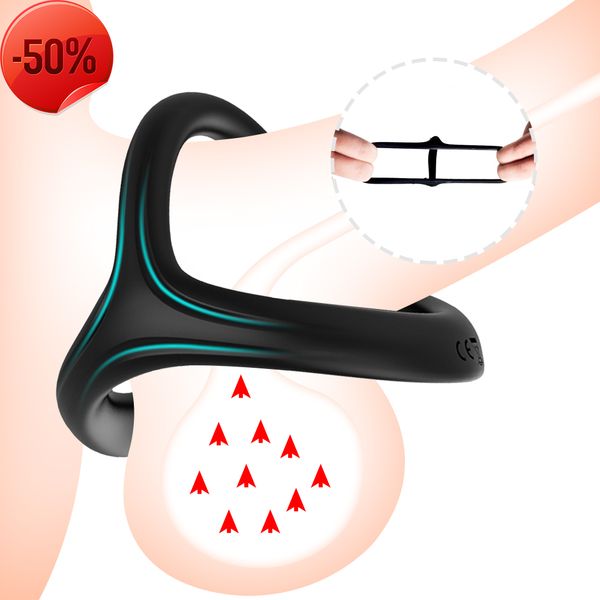

cock ring men's time-delay collar silicone male cock toys for men products couple rings shop shop for couples, Black;white